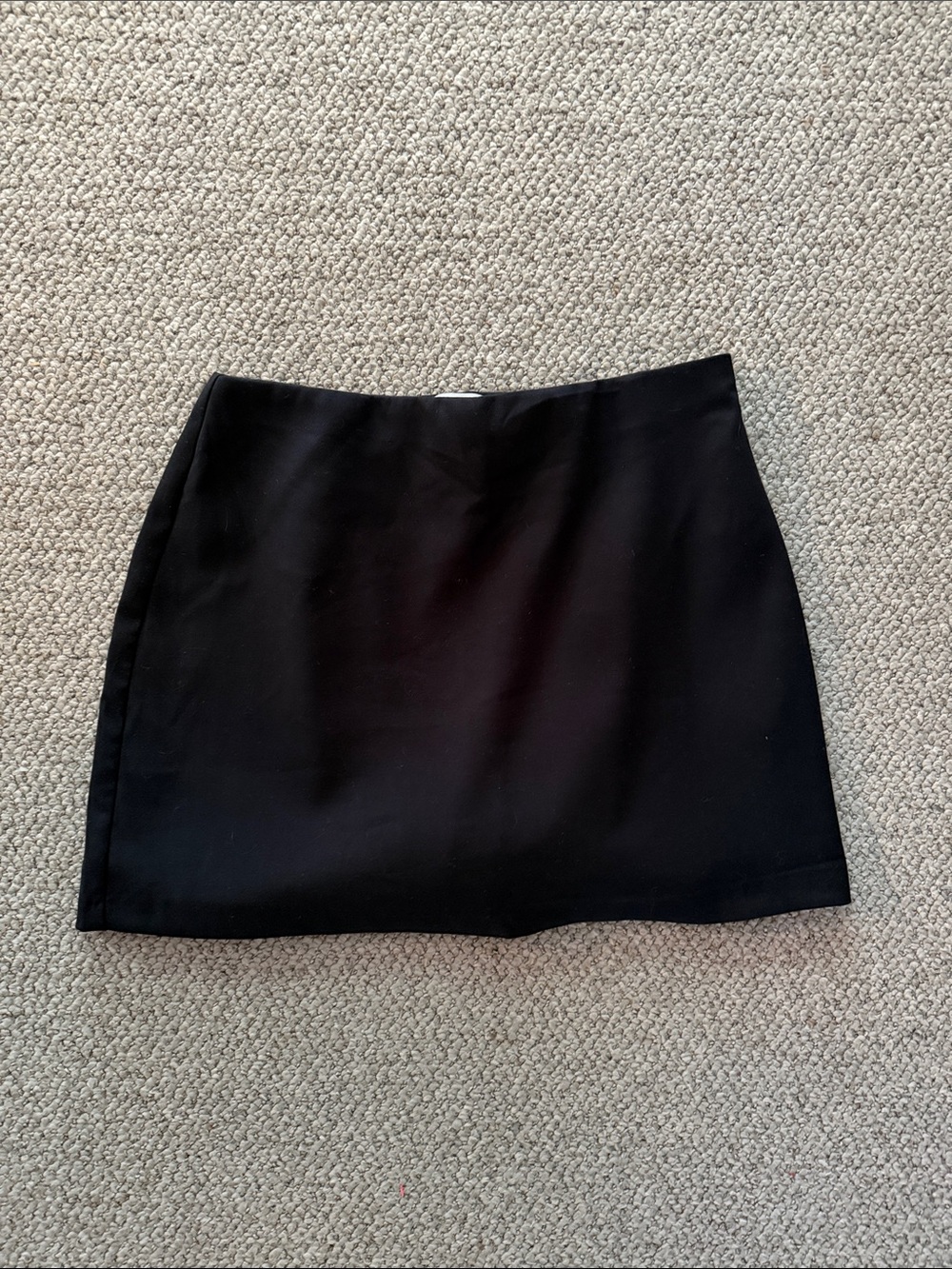 Abercrombie & Fitch Curve Love Black Mini Skort